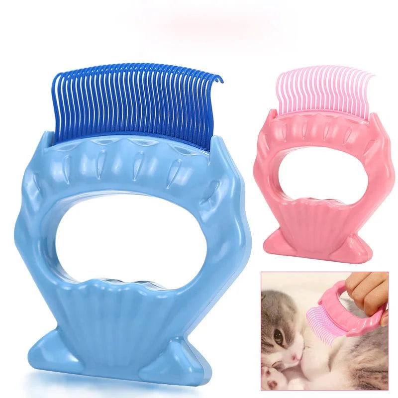 Pet Comb Pet Shell Cat Hair Removal Pet Opening Comb Dog Supplies Pet Grooming Cat Comb Cat Hairbrush