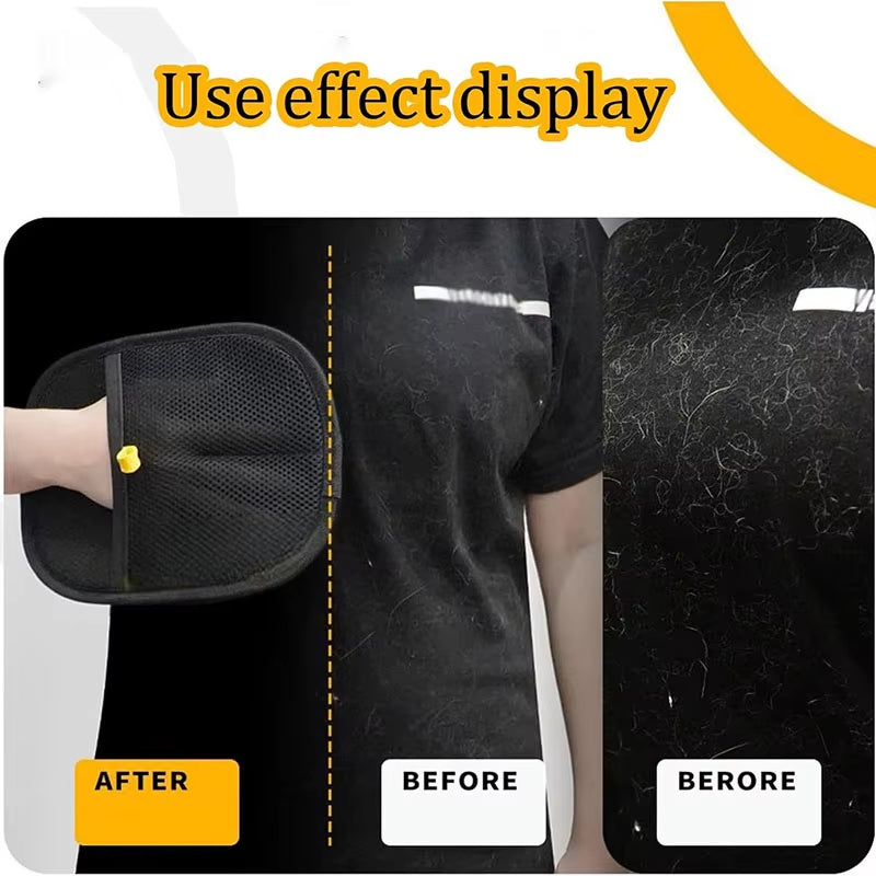 Pet Hair Removal Tools Reusable Gloves, Pet Double-Sided Beauty Gloves, Carpet Removal Pet Fur Hair Pet Supplies